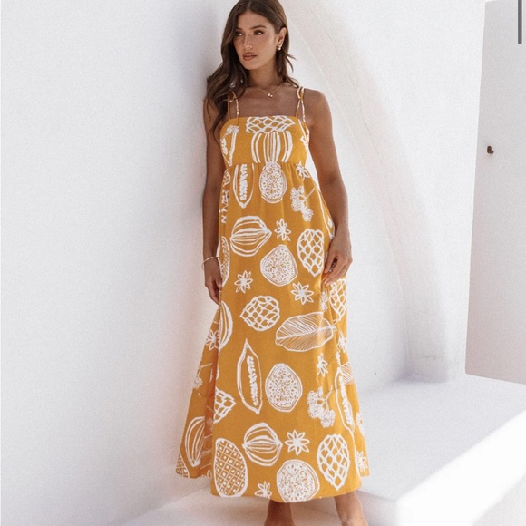 Petal & Pup Sloane Dress Maxi Size M - Picture 1 of 10